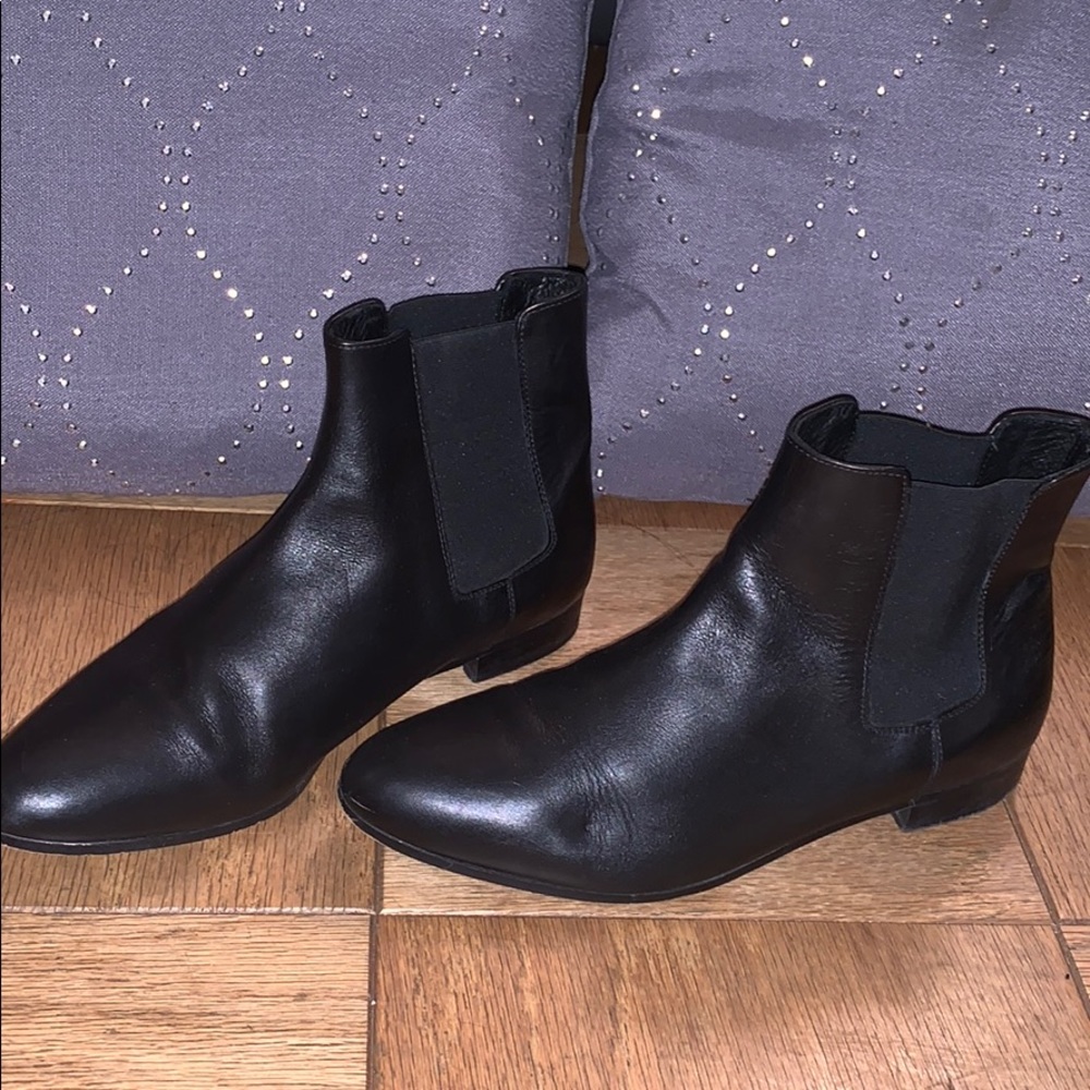 J.Crew Black Heel Boots